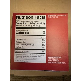 Eight O'Clock Original Decaf Coffee K-Cups, 12 Count Total Bulk Pack