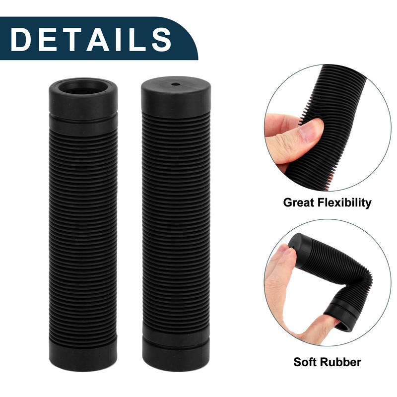 TUCKBOLD Bike Handlebar Grips Covers 125mm Long Lightweight | Bicycle