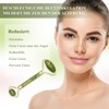 Scettar 6-Piece Jade Gua Sha Stone Set, Natural Jade Massage
