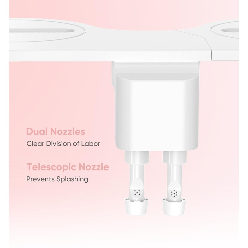 Bidet Attachment for Toilet Seat, Adjustable Fresh Cold Water Pressure