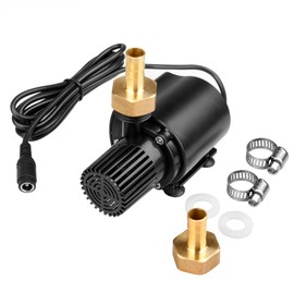 MOUNTAIN_ARK DC 12V 15W Submersible Water Pump, 210 GPH Brushless Fountain Circulation Mini Clear Water Pump