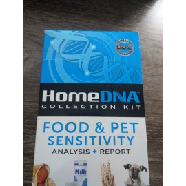 HomeDNA Food & Pet Sensitivity Analysis + Report Kit. Simple Cheek Swab. NEW