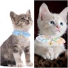 Petiry Cat Collar with Removable Bowtie,Cute Quick Release Kitten Collar