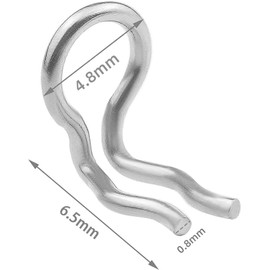 10Pcs Brake Pad Caliper Replacement, Bike Brake Caliper Spring Clips,Compatible with Shimano Zee XT SLX XTR, Formula Mega Pad Pin Stainless Steel Brake Caliper, Bicycle Disc Brakes Pad Axle Bolts Pins