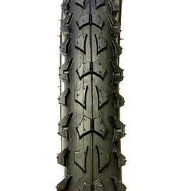 Ultracycle Tracker Tire - 26 x 2.125, Classic Tread Pattern for All Terrain Riding, Shoulder Knobs for Excellent Grip on Turns - Black