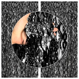 KatchOn, XtraLarge Wave Black Backdrop Curtain - 3.2x6.5 Feet, Pack of 2 | Black Streamers Party Decorations | Black Birthday Decorations, Black fringe Backdrop | Graduation Decorations 2024