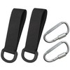 Velcro Webbing Clip Molle System Hook Hanging Strap Holder (BLACK