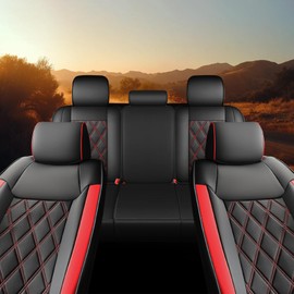 yotruth Custom Fit Seat Covers for 2014-2021 Toyota Tundra CrewMax & Double Cab, Waterproof Faux Leather Car Seat Protectors, Compatible with SR5 Limited TRD Platinum 1794 Edition