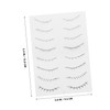 Healeved 10 Sheets Eyelash Stickers for Lower Lash Enhancement Natural