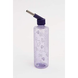 Lixit - Botellas de agua estándar para conejos, hurones, cobayas, hámsters, ratas, ratones y otros animales pequeños (16 onzas, transparente)
