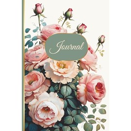 Vintage Botanical Journal – An Elegant Gift for Women: Floral Notebook to Write, Reflect, Create, Plan. Use for Prayer Lists, Poetry, Personal Diary or To Do Lists