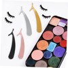 IWOWHERO 4 Pack Stainless Steel False Eyelash Tweezers Applicator for
