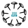 Piutouyar 200 Pcs Black Upholstery Tacks Antique Metal Thumb Tacks