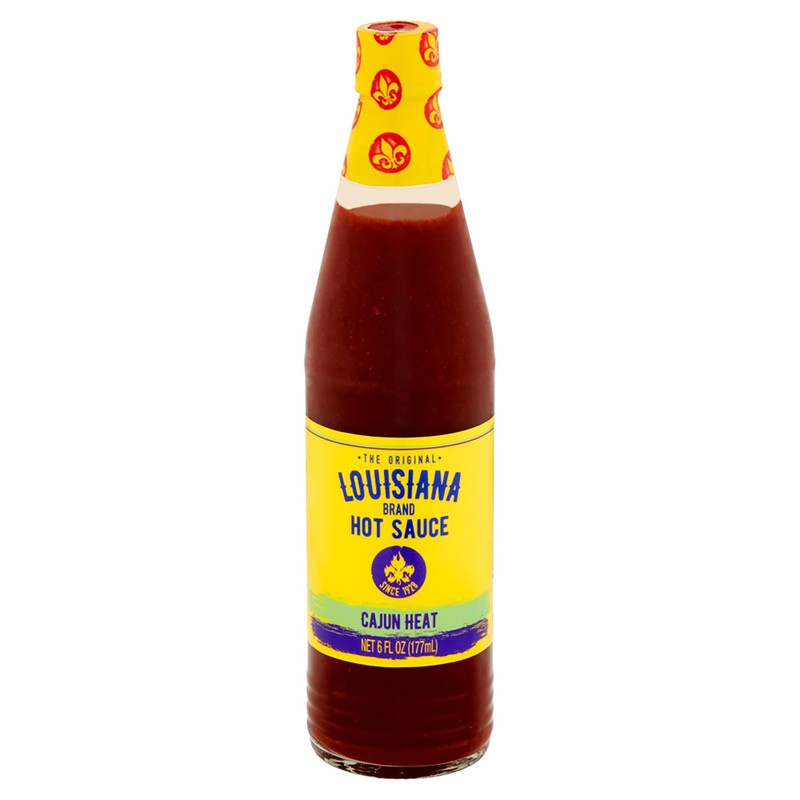 Louisiana Brand Hot Sauce (Cajun Heat, 6 Fl Oz (Pack