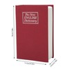 Book Safe Storage Box with Keys Stainless Steel Secret Hidden