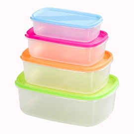 Chef Aid 4 Rectangular Storage Containers