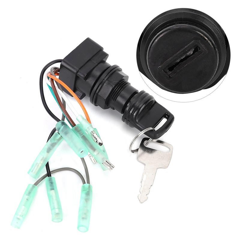 Motor Ignition Key Switch Assembly Fit for SUZUKI OUTBOARD 37110-92E01