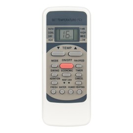 VINABTY Replacement Infrared Remote Control for Midea Air Conditioner R51M/CE R51D/E R51M/BGE RG51M5/(C) EU RG51M5/EU R51M/E R51/E R51/CE