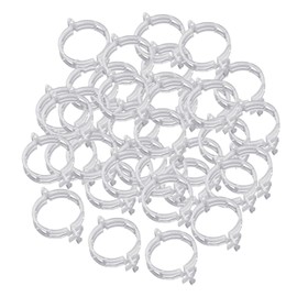 CWPFVQA Pack of 300 Wine Tying Clips, Plant Support Clips, Trellis Clips, Connecting Plant Clips, Rattan Buckles, Climbing Aid Clips, Flower and Vegetable Growing Clips