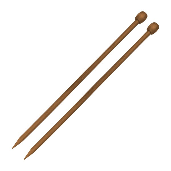 Jagowa 2PCS Knitting Needles Bamboo Long Knitting Needle Knitting Pins