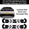 Clearsurface Taillight Race Track Vinyl Overlay Decal Film C Fits