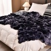 H&D Faux Fur Throw Blanket for Couch,Fluffy Cozy Soft Plush