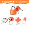 6 Pcs Mini Luggage Locks, Luggage Padlocks with Keys, Colorful