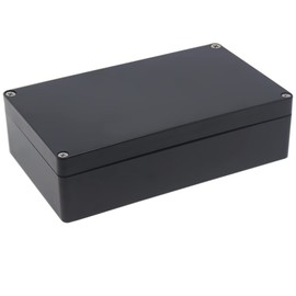 YETLEBOX Watertight Junction Box, IP67 Waterproof Project Box Durable ABS Plastic Electronic Enclosure Case for DIY Electrical Project Black 7.87" x 4.72" x 2.20"(200 x 120 x 56 mm)