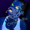 Grupo Carnavallia Kit 6 Crayones Neón Fluorescent Maquillaje Glow Luz