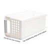 JAKAGO Small Plastic Storage Baskets Kitchen Cupboards Organiser Storage Baskets