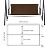 Replacement Swing Seat Cover, Patio Swing Cover, Oxford Waterproof Swing