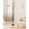 LEPOWER-TEC Bright Floor Lamp, Standing Lamp with Remote & Wall