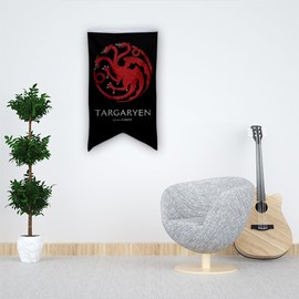 House Targaryen flag Dragon Flags Dovetail banner 30x50inch 150D Polyester with Brass Grommets