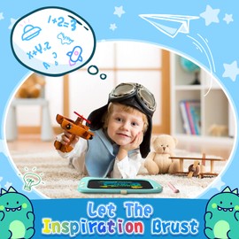 ORSEN LCD Writng Tablet Kids Toys for 3 4 5 6 7 8 Year Old Boys Girls Gifts, 8.5inch Toddler Toys Doodle Board, Dinosaur Toys Drawing Pad for Kids 3 4 5 Year Old Boy Girl Birthday Gifts (Blue)