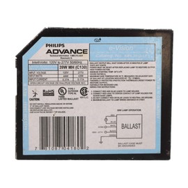 Advance IMH-39-G-LF Electronic MH Metal Halide Ballast, 1-Lamp, C130 39W, 120/277V