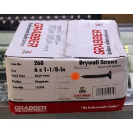 GRABBER 268 6 x 1-1/8-in, Bugle Head, Phosphate, (10.000  Pcs.) 33 LB