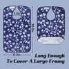 Adult Bibs - 3 Pcs Washable Clothing Protector with Crumb