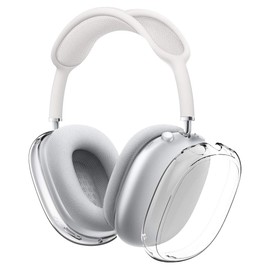 Spigen Airpods Max Case Cover, Full Transparent, Clear, Scratch-Resistant, Smart Case Storage, PC Material, 1.3 oz (38 g), Lightweight, Slim, Shockproof, Ultra Hybrid ASD02993 (Crystal Clear)