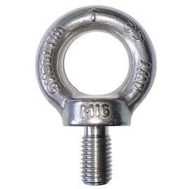 DIN580 - M20 Eyebolt - Load rated - CE Certified - A4 (marine grade) Stainless - 1 pack
