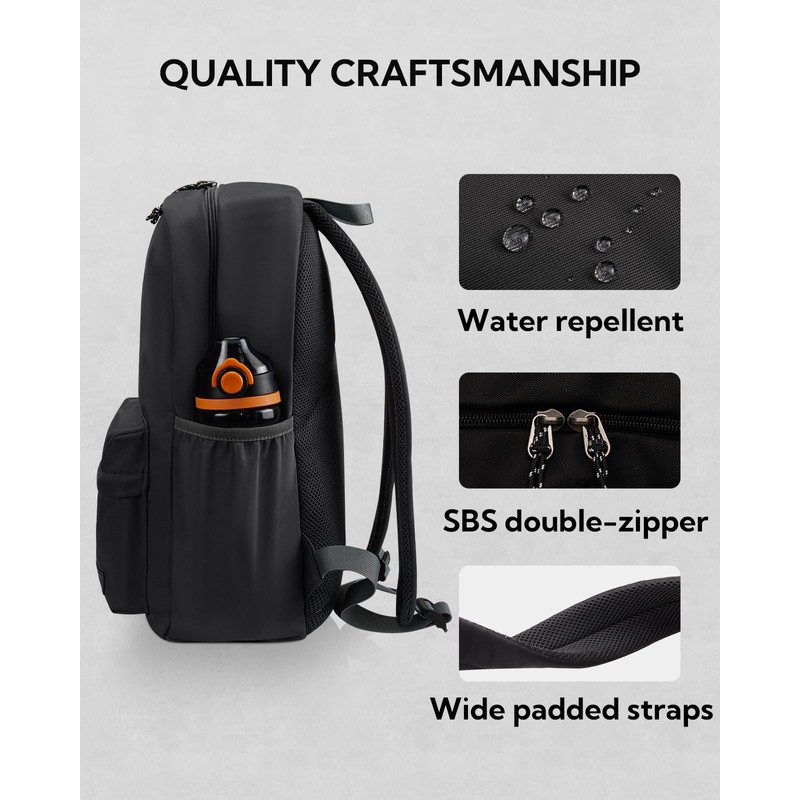 Waterfly Lightweight School Backpack 20L: Casual Daypack Hiking Rucksack for