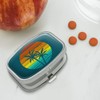 Sunset with Palm Trees Graphic Rectangle Pill Case Trinket Gift