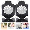 HANABASS 2pcs Pellet Catcher, 360° Rotating Metal Shooting Target, Sturdy