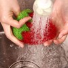 Strawberry Shape Acrylic Dish/Pot Scrubbers for Dish Washing, Cute Colorful