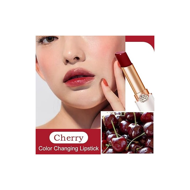Kaely- 2 piezas de lápiz labial que cambia de color