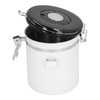 Sealing Container with Spoon Stainless Steel Coffee Beans Canister with
