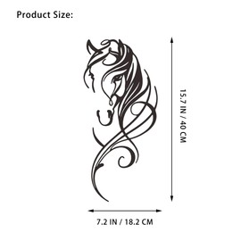 Metal Horse Wall Decor - Line Art Pictures for Home - Dynamic Sculptures for Bedroom, Bathroom, Living Room