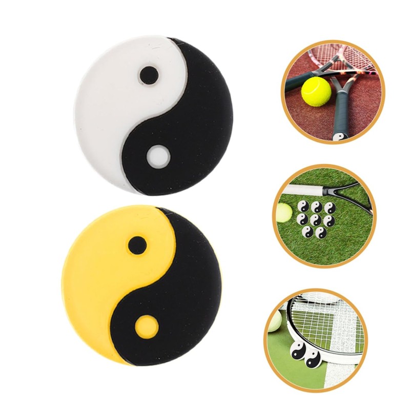 Kisangel Tennis Racket Vibration Dampeners Tennis Absorber for Racket Vibration