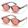ZIHVEUC 2 Pack FL Fluorescent 41 Tinted Migraine Glasses Light