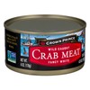 Crown Prince Fancy White Crab Meat, 6-Ounce Cans (Pack of