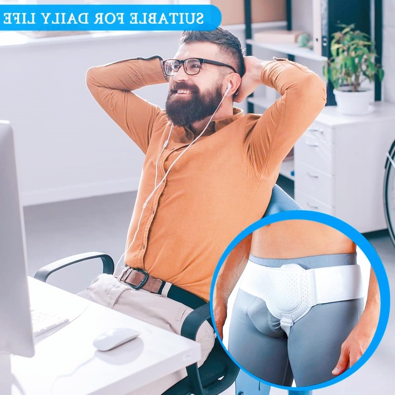 Men's Belt - Effective Supine Prevention & Hernia Support for